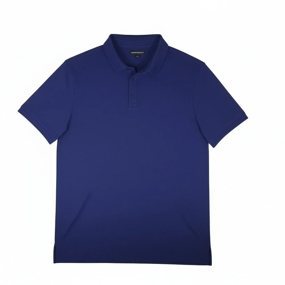 Banana Republic Polo Shirt Mens XL Blue Short Sleeve Cotton Embroidered Logo